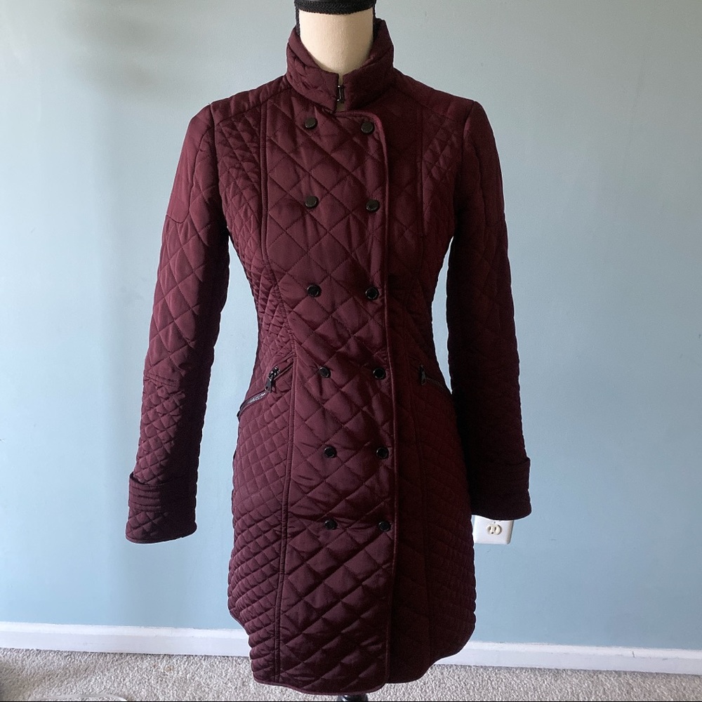 Zara lightweight Double Breasted Puffer Coat